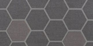 Pattern honeycell dark grey