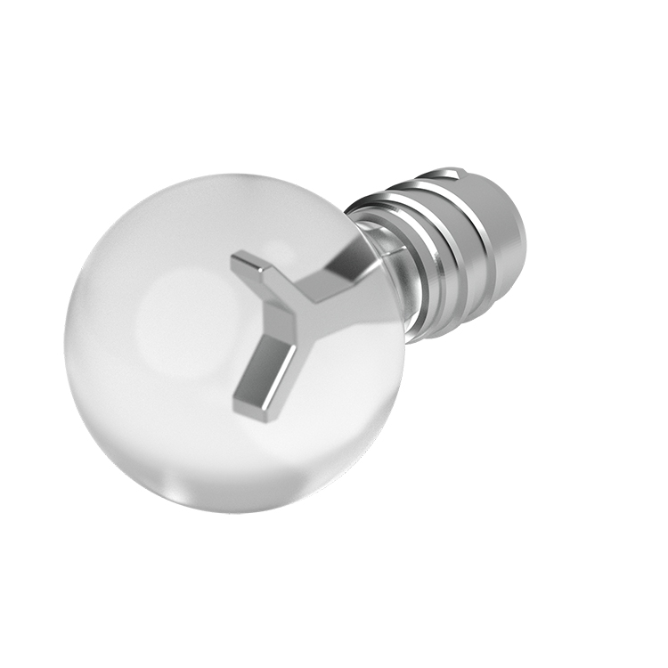 2 finials light bulb